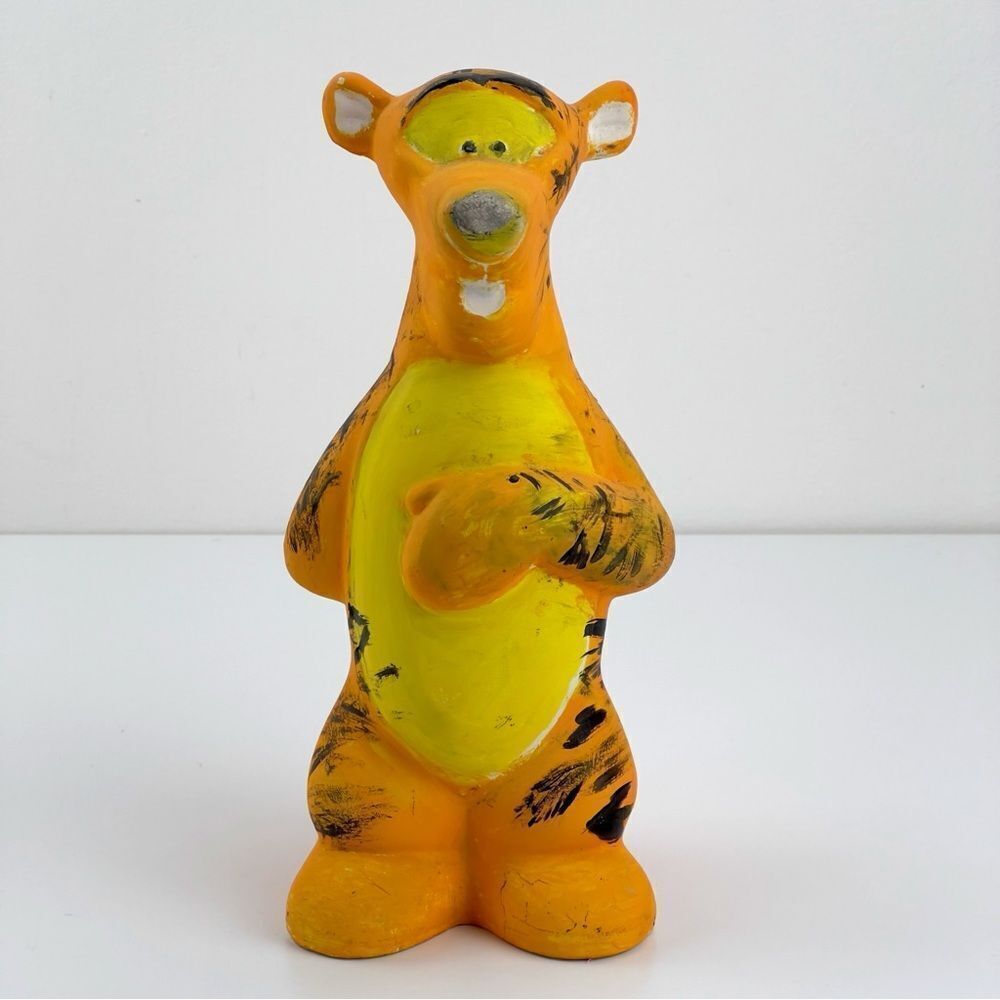 Vintage Disney 9" Tigger Hunny Pot Ceramic Piggy Money Coin Bank Winnie The Pooh